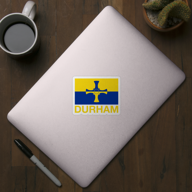 County Durham Flag - England by CityNoir